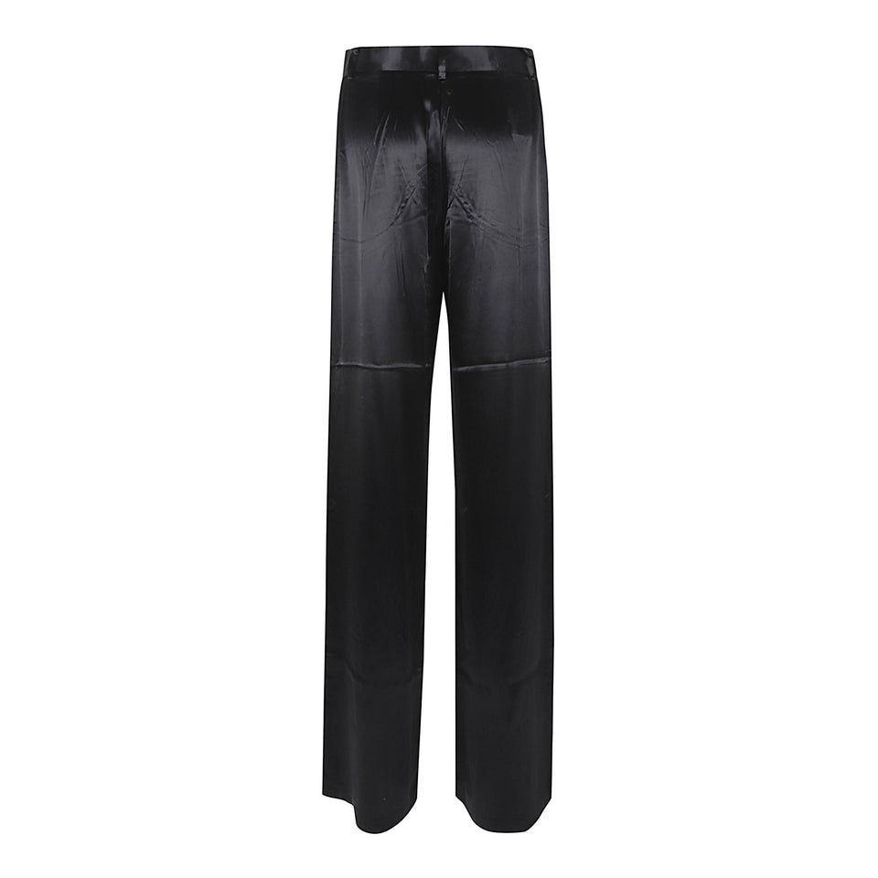 Pantalone in raso nero TM180408A TNV127999 THE ANDAMANE 