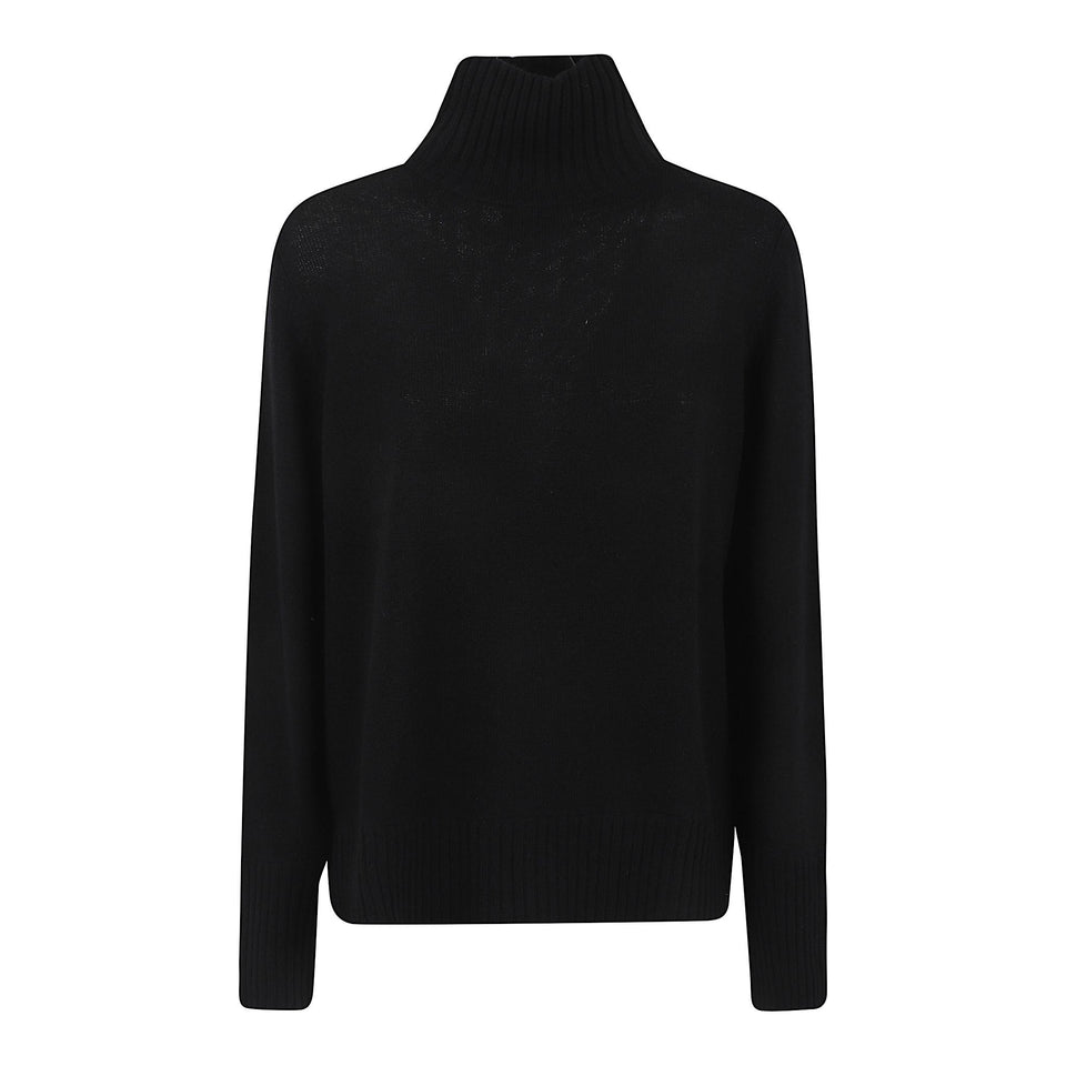 Maglia in cashmere nera 255 1117390 ALLUDE 