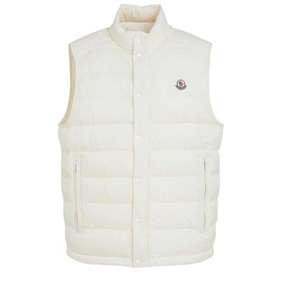 White fabric vest