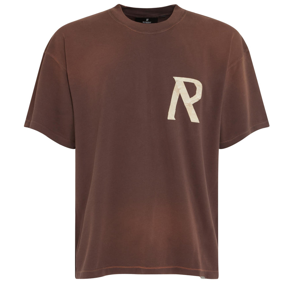 Brown Cotton T-Shirt
