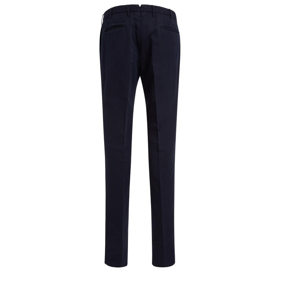 Pantalone in lino e cotone blu