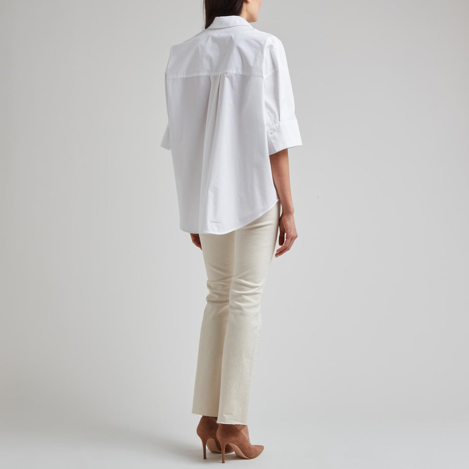 Camicia in cotone bianca
