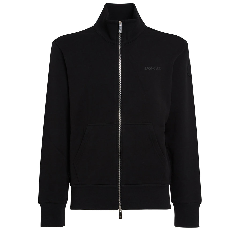 Black cotton cardigan