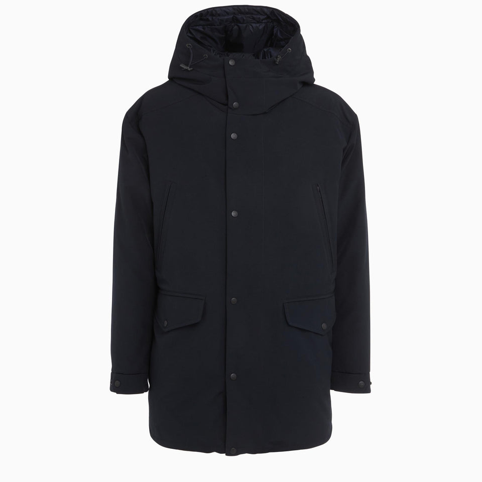 Parka "Prefouns" in blue fabric