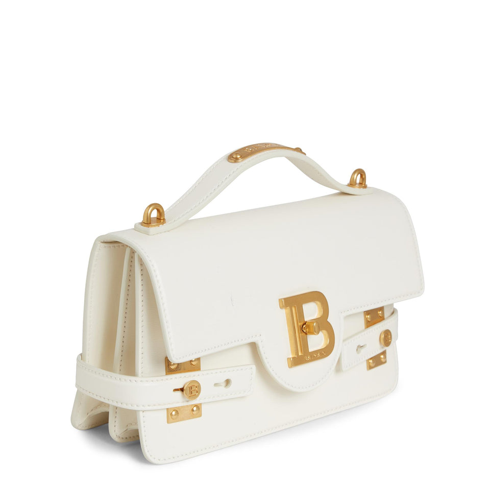 ''B-Buzz 24'' Handbag in White Leather