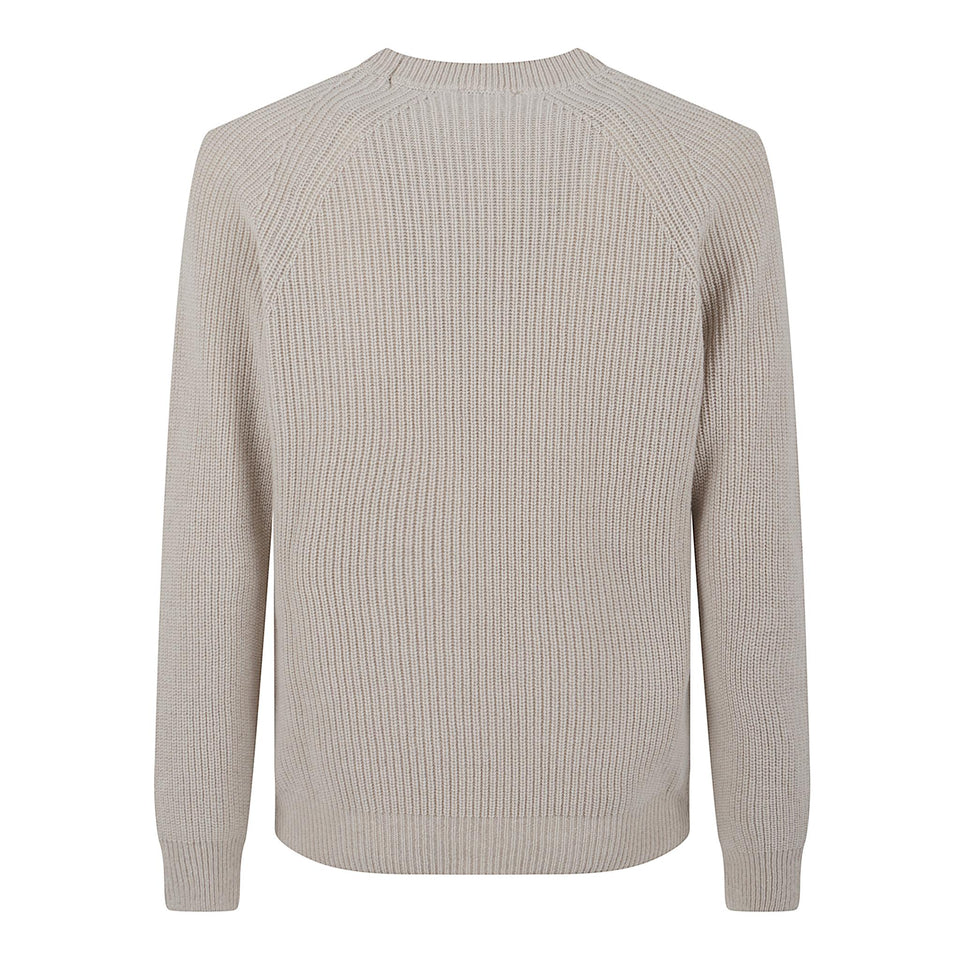 Maglia in lana beige 811940 ZK131Z5466 INCOTEX 