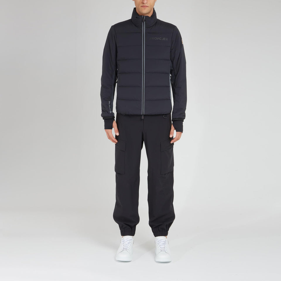 "Pocol" jacket in blue technical fabric