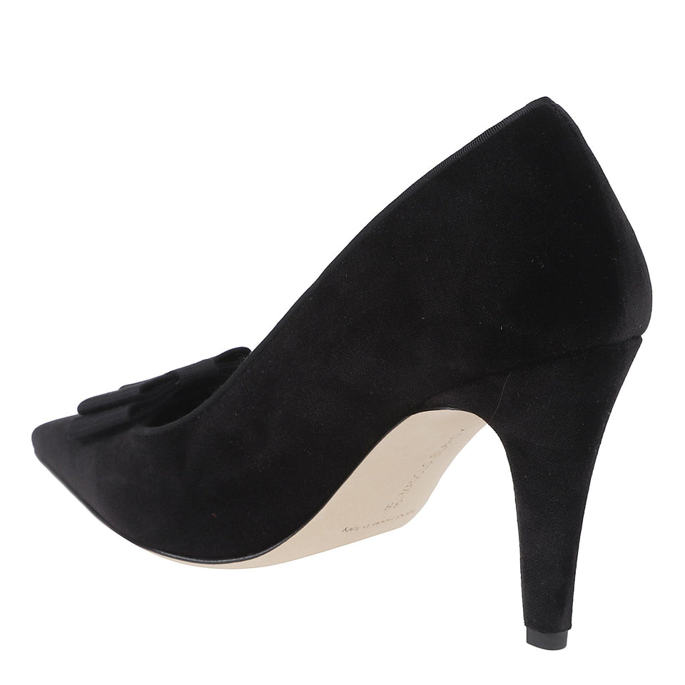 Decolletè "Readorhi" 90 in velluto nera 325-3131 BLCK MANOLO BLAHNIK 