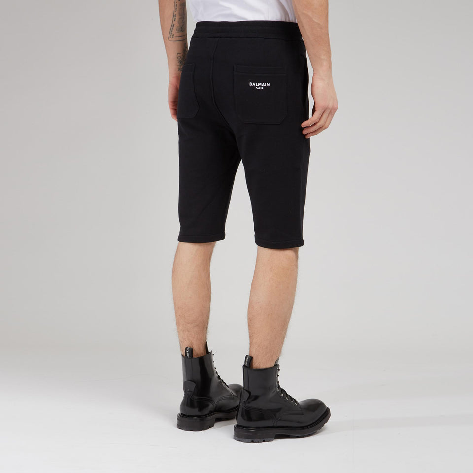 Shorts in cotone neri - GIO MORETTI