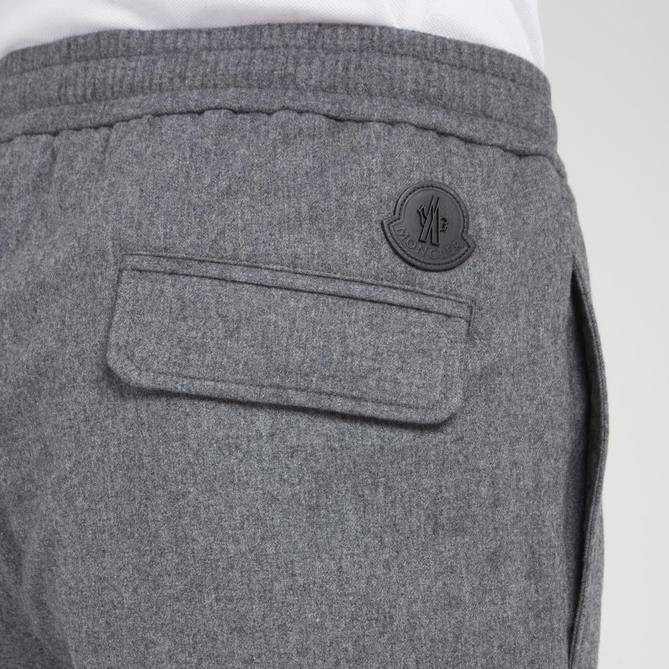 Grey wool trousers