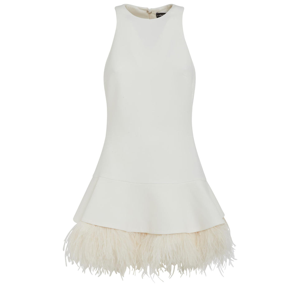 Abito in tessuto bianco