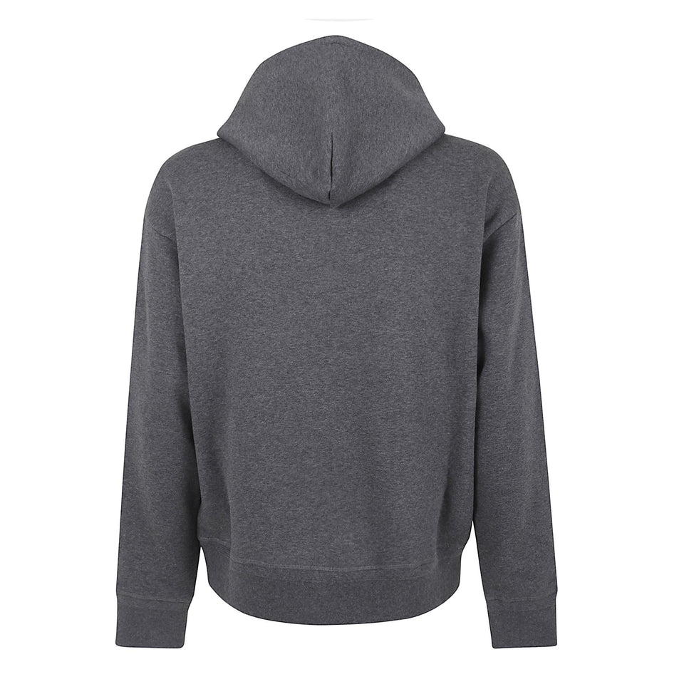 Felpa in cotone grigia 8G00010 899RB989 MONCLER 