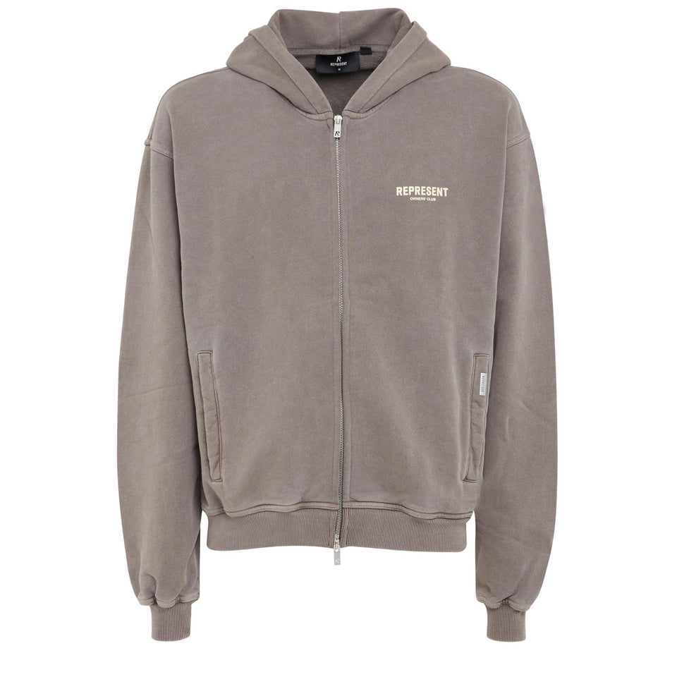 Grey cotton sweatshirt