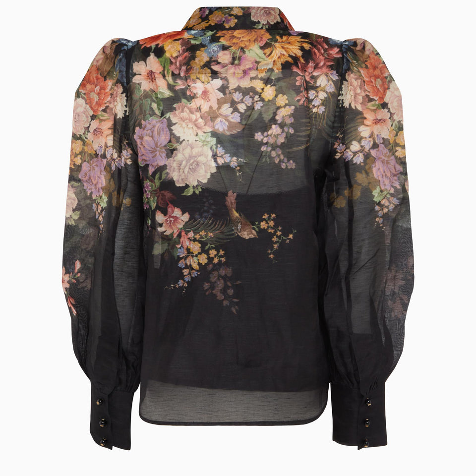 Multicolor silk shirt