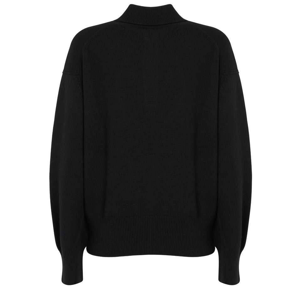 Black cashmere sweater