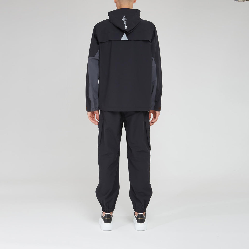 "Orden" jacket in black technical fabric