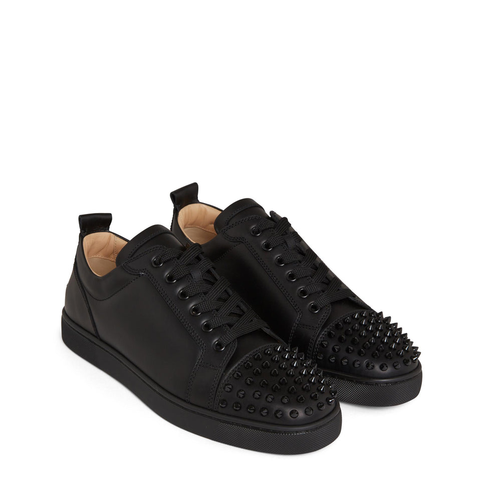 Sneakers "Louis Junior Spikes" in pelle nere 3240422 CM53 CHRISTIAN LOUBOUTIN 