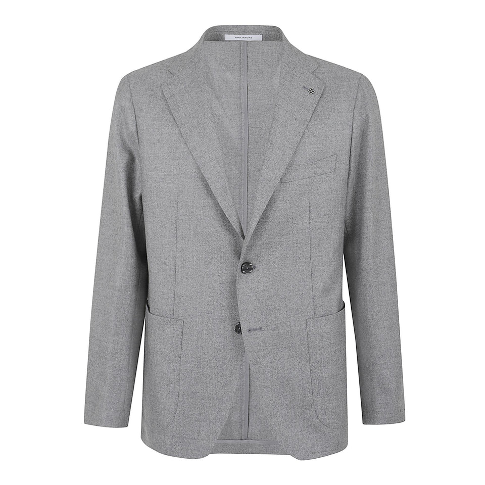 Giacca mono petto in lana grigia 1SMC22K 01002140 TAGLIATORE 