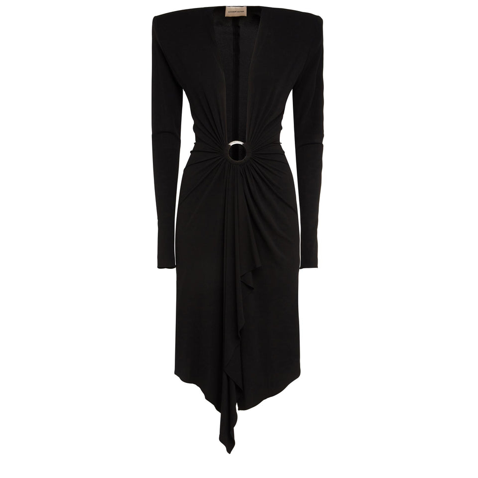 Abito in tessuto nero - GIO MORETTI