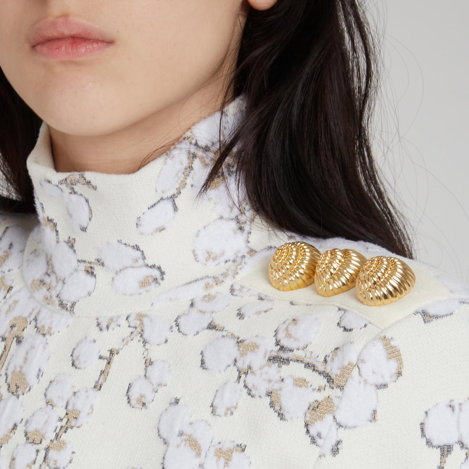 Abito in jacquard multicolor