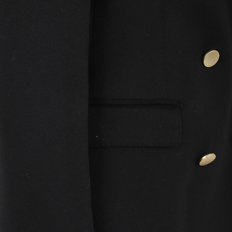 Giacca doppio petto in cashmere nera J-PARIGI10B 010025N1299 TAGLIATORE 