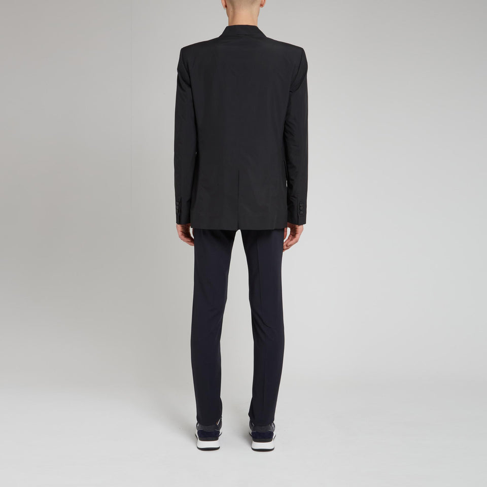 Blazer doppio petto in tessuto nero