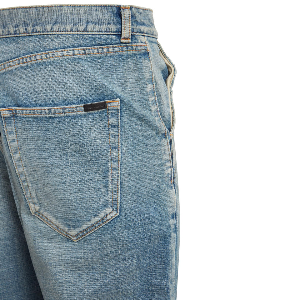 Jeans in denim blu - GIO MORETTI