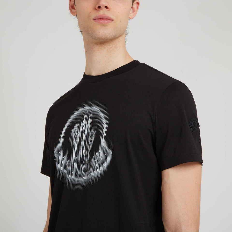 T-shirt in cotone nera