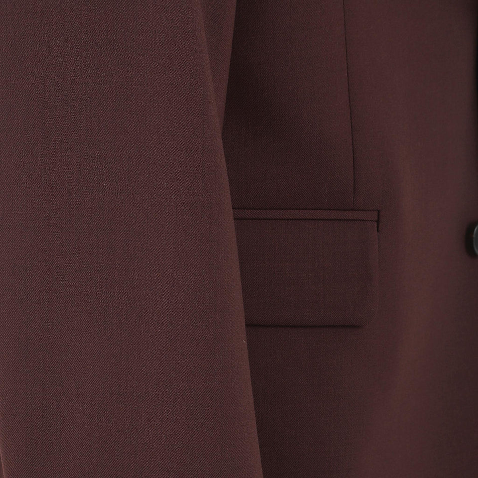 Giacca mono petto in lana bordeaux M1R1545 G0000129A PAUL SMITH 