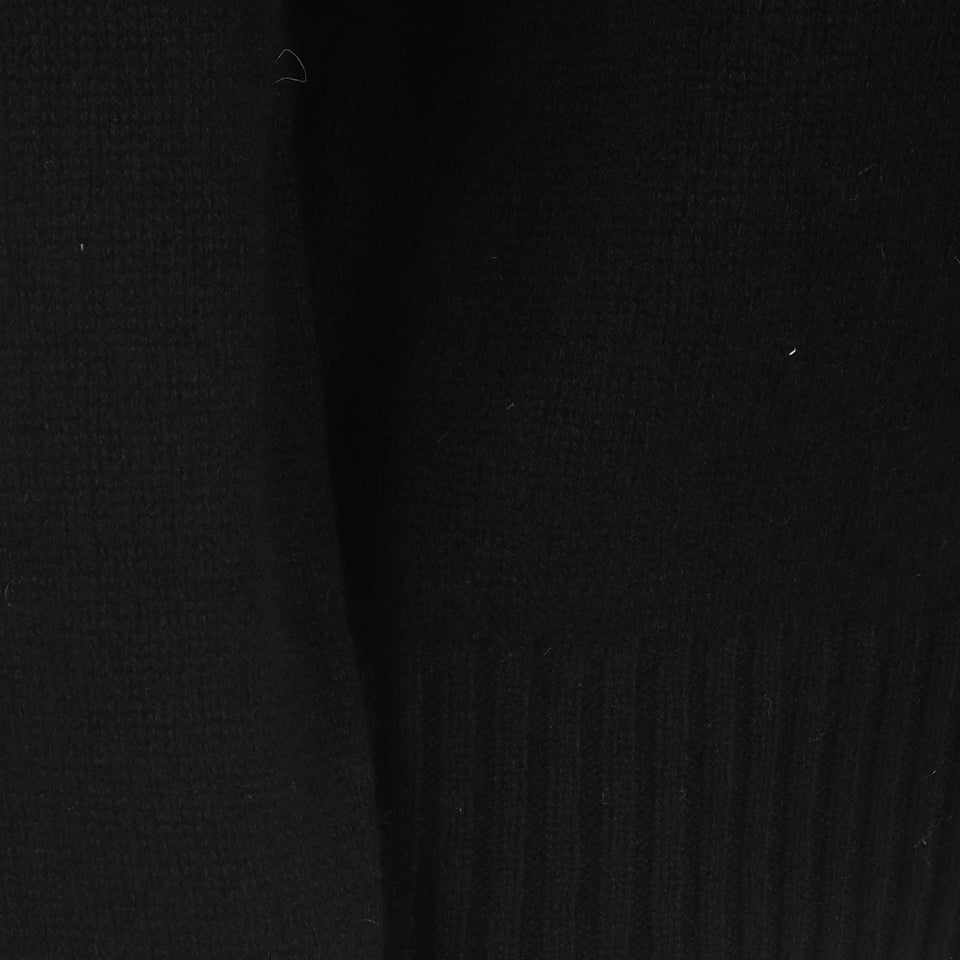 Maglia in cashmere nera 255 1123290 ALLUDE 
