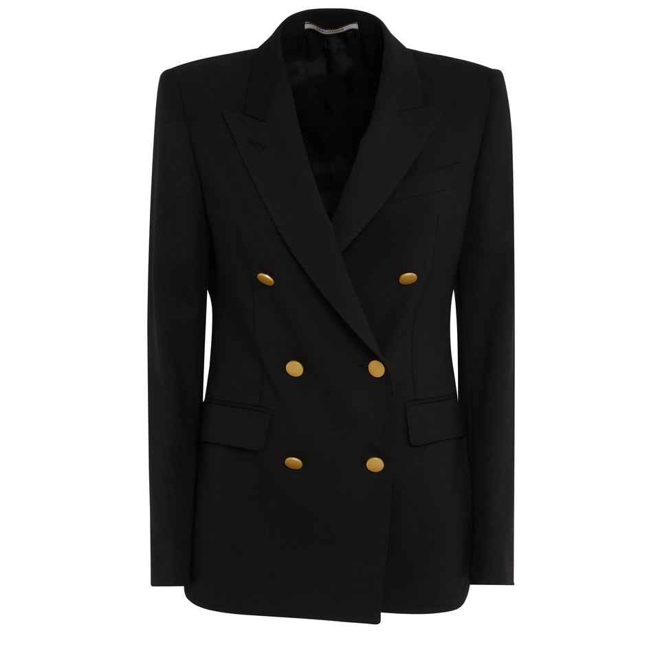 Blazer doppio petto ''J-Parigi'' in tessuto nera