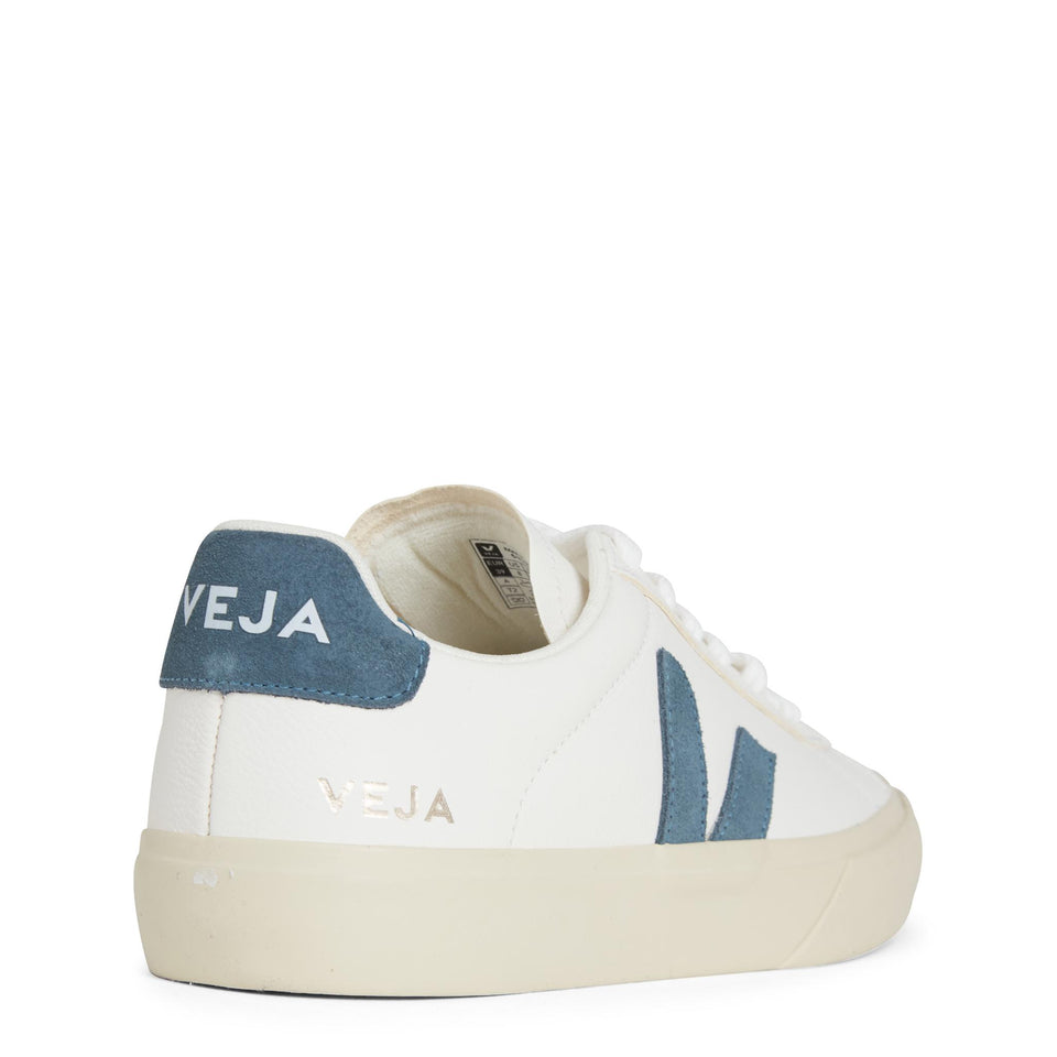 Sneakers ''Chromefree'' in pelle bianca e azzurra CP0503121 WHBLU VEJA 