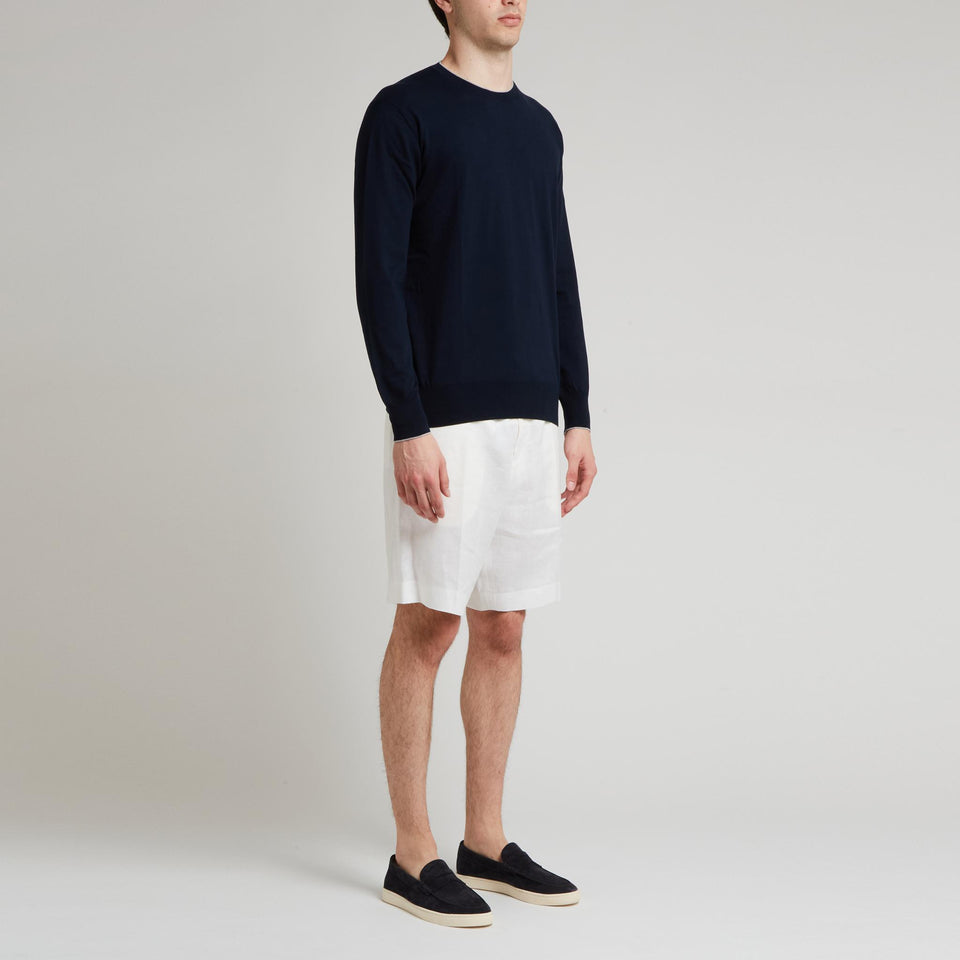 Blue cashmere sweater