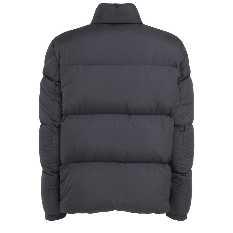 "Besbre" down jacket in black fabric