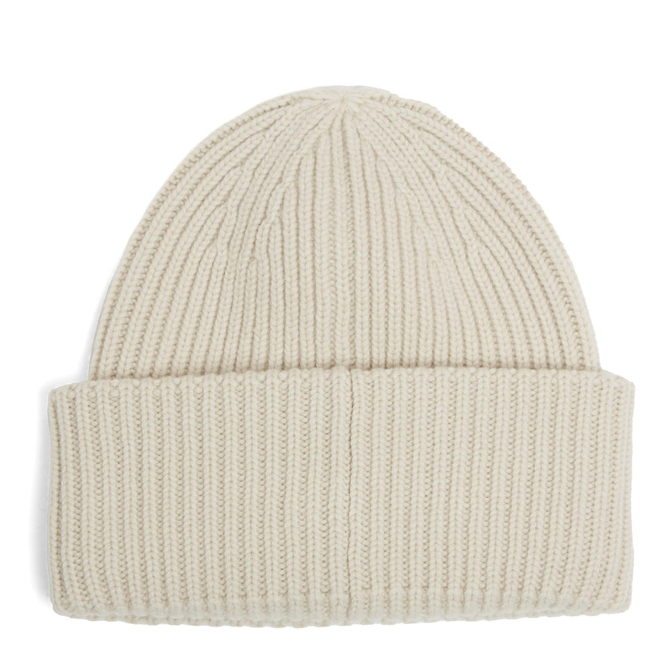 Beige wool hat