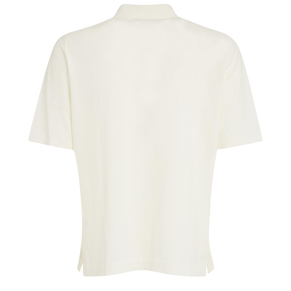 White cotton polo