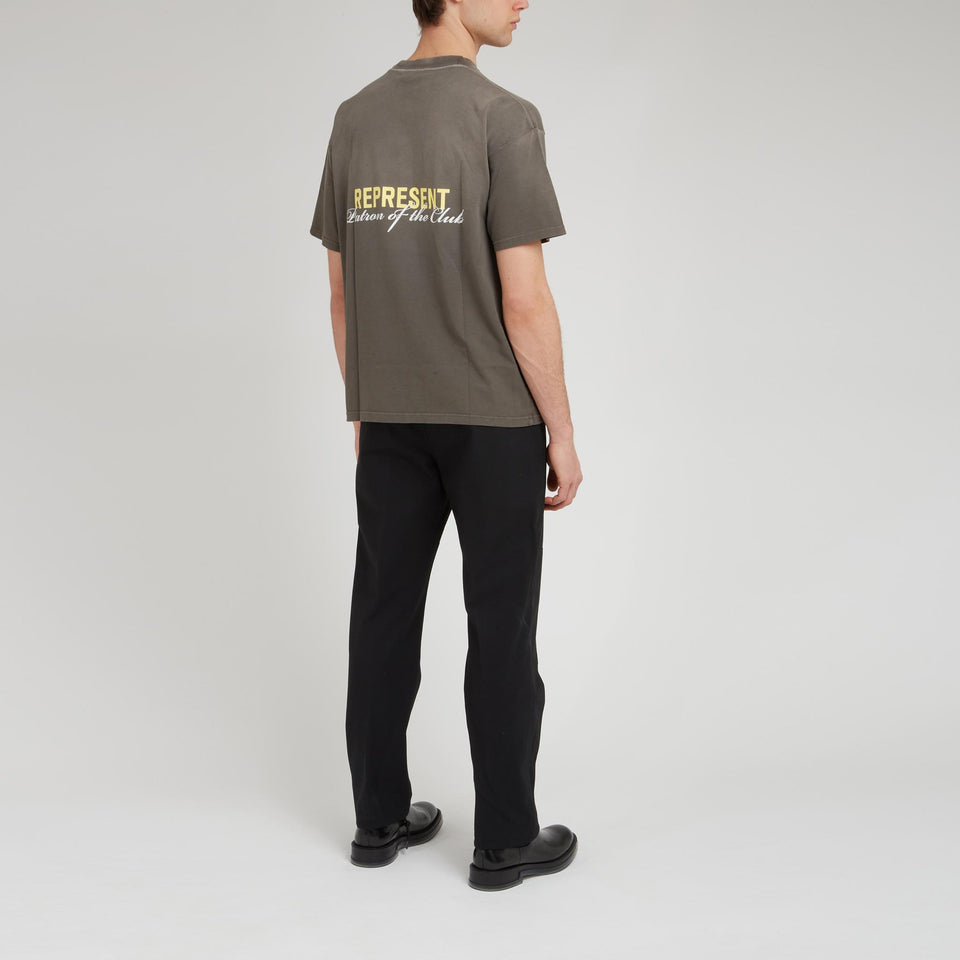 T-shirt in cotone verde