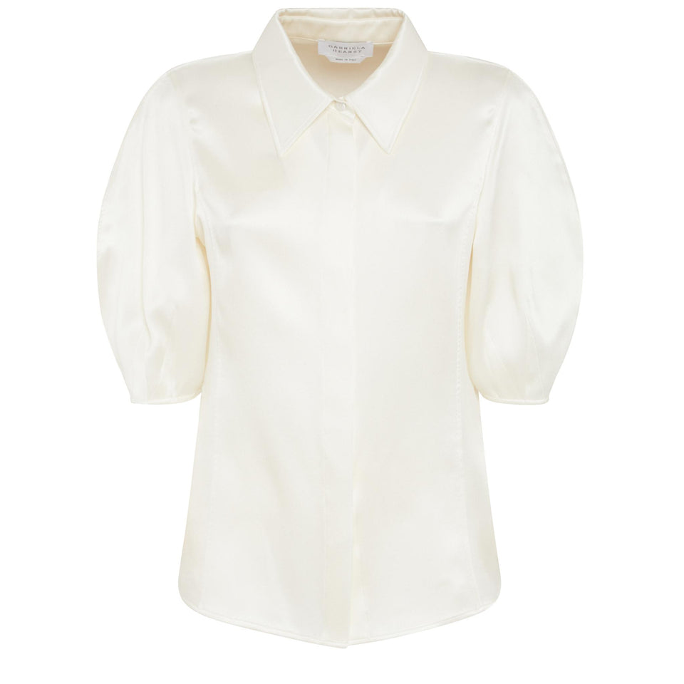 Camicia "Sansi" in seta bianca