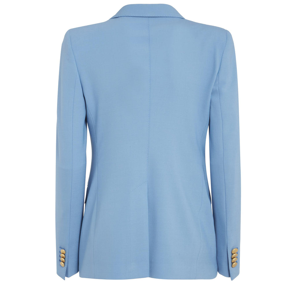 Blazer in cotone azzurro - GIO MORETTI