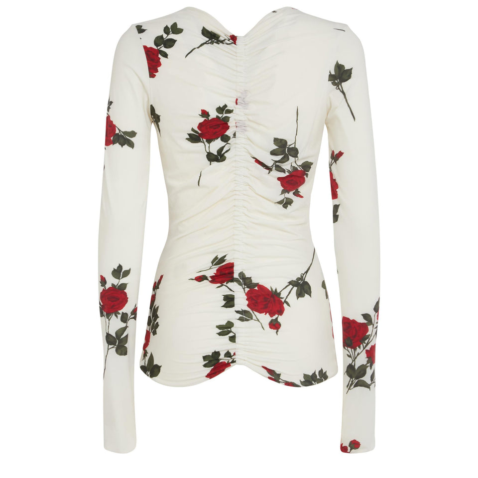 Maglia in tessuto bianca