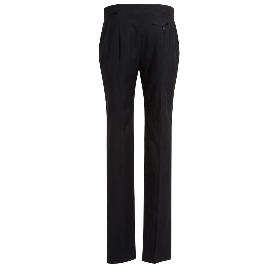 Pantalone sartoriale in tessuto nero