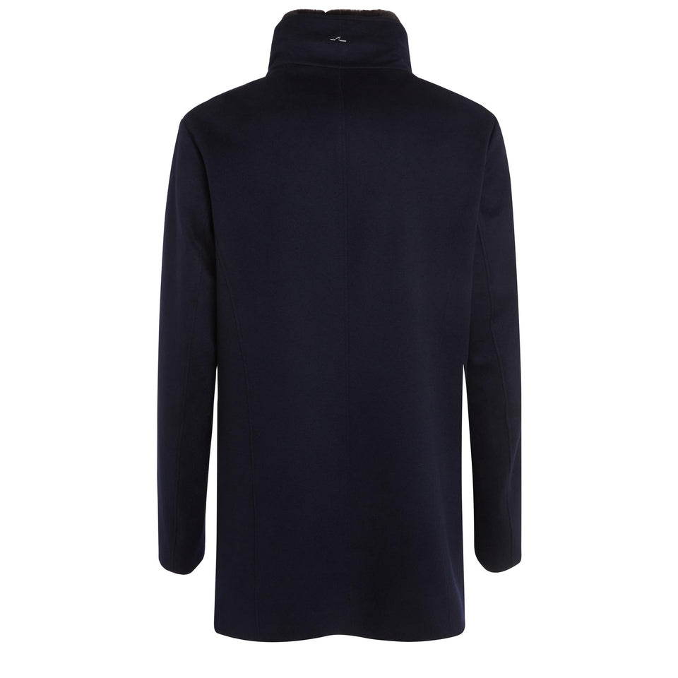 Cappotto in cashmere Loropiana blu