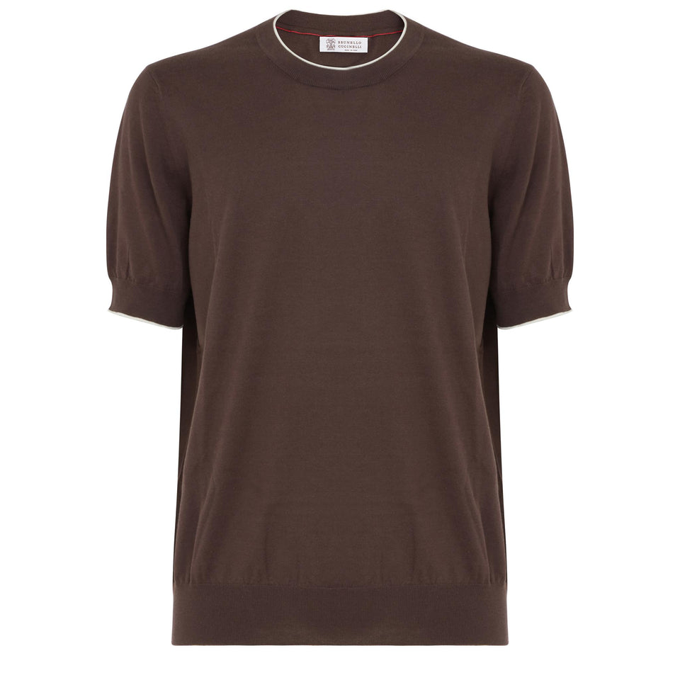 Maglia in cashmere marrone