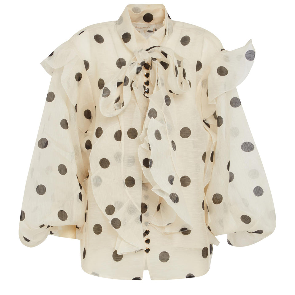 White Linen "Crush" Shirt