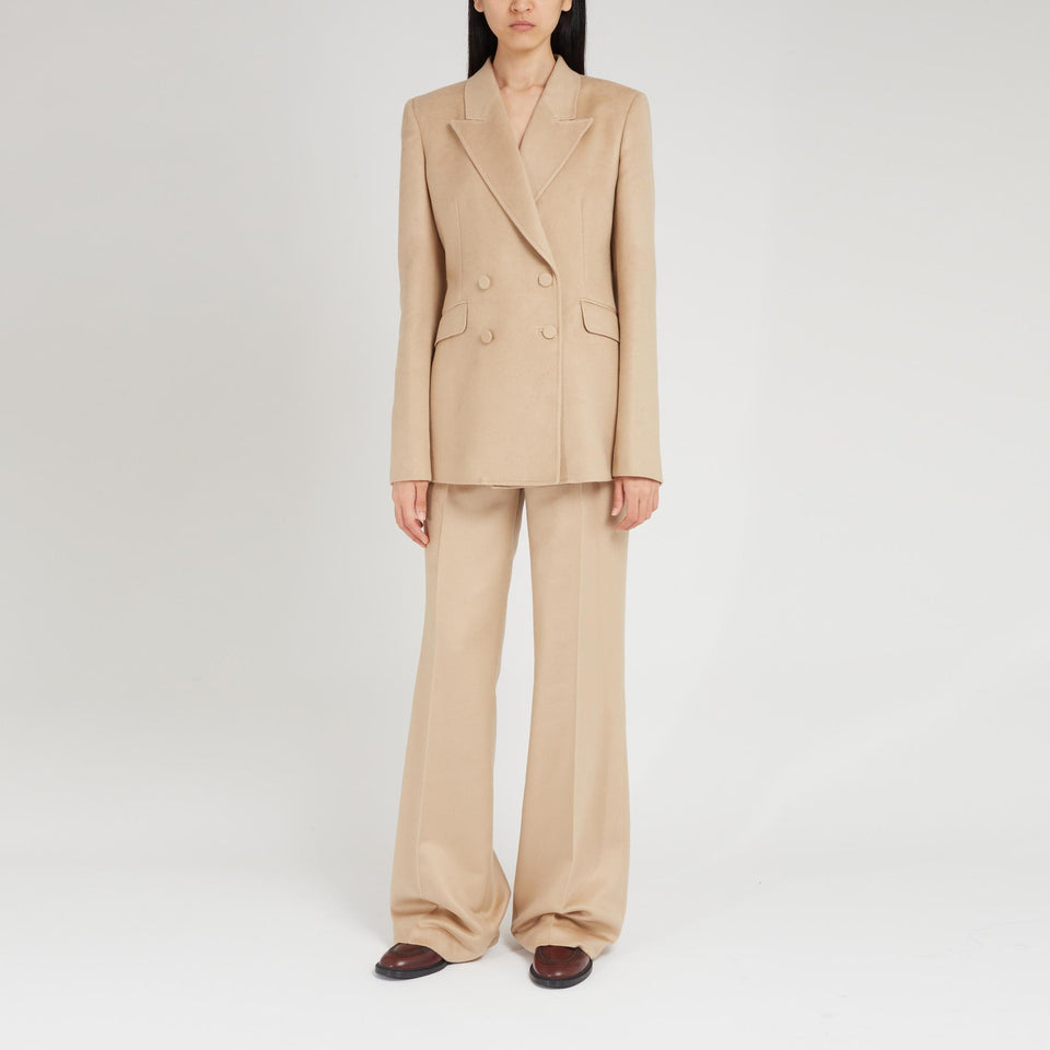"Stephanie" blazer in beige wool