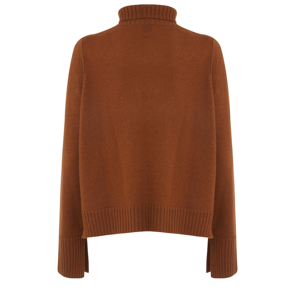 Maglia in cashmere marrone