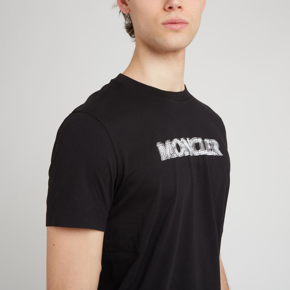 T-shirt in cotone nera