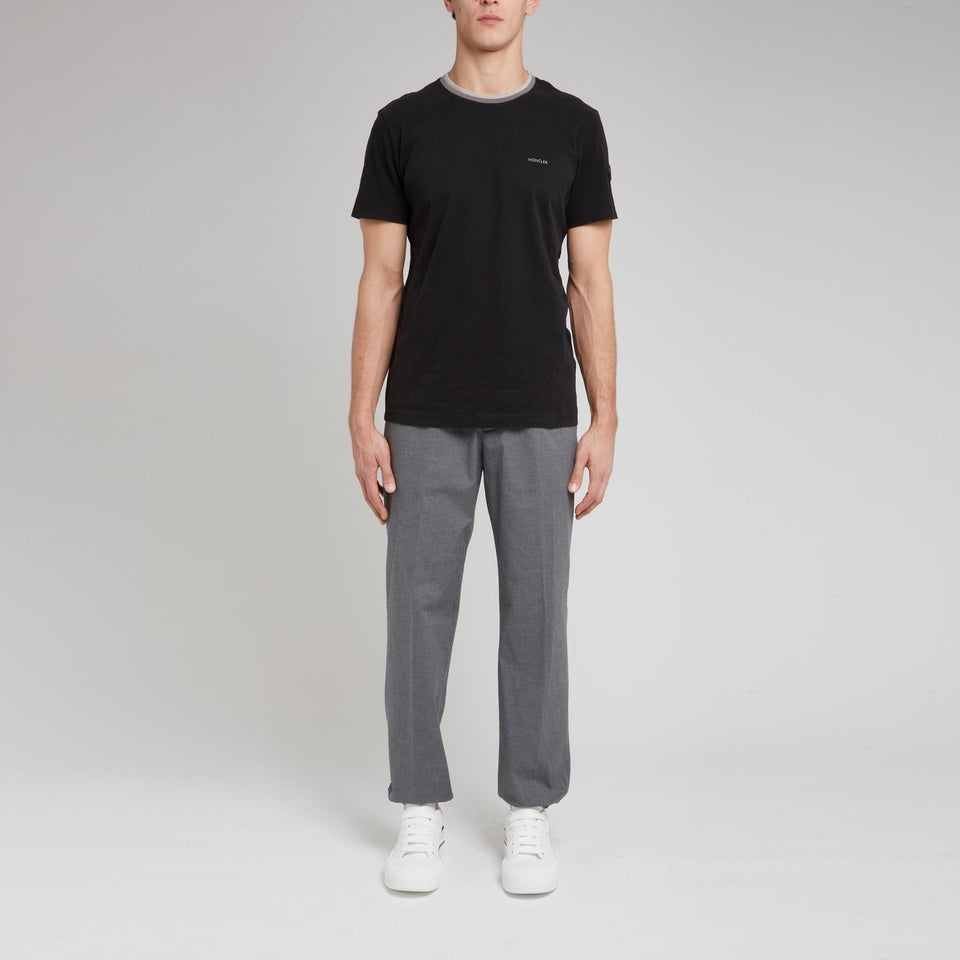 T-shirt in cotone nera