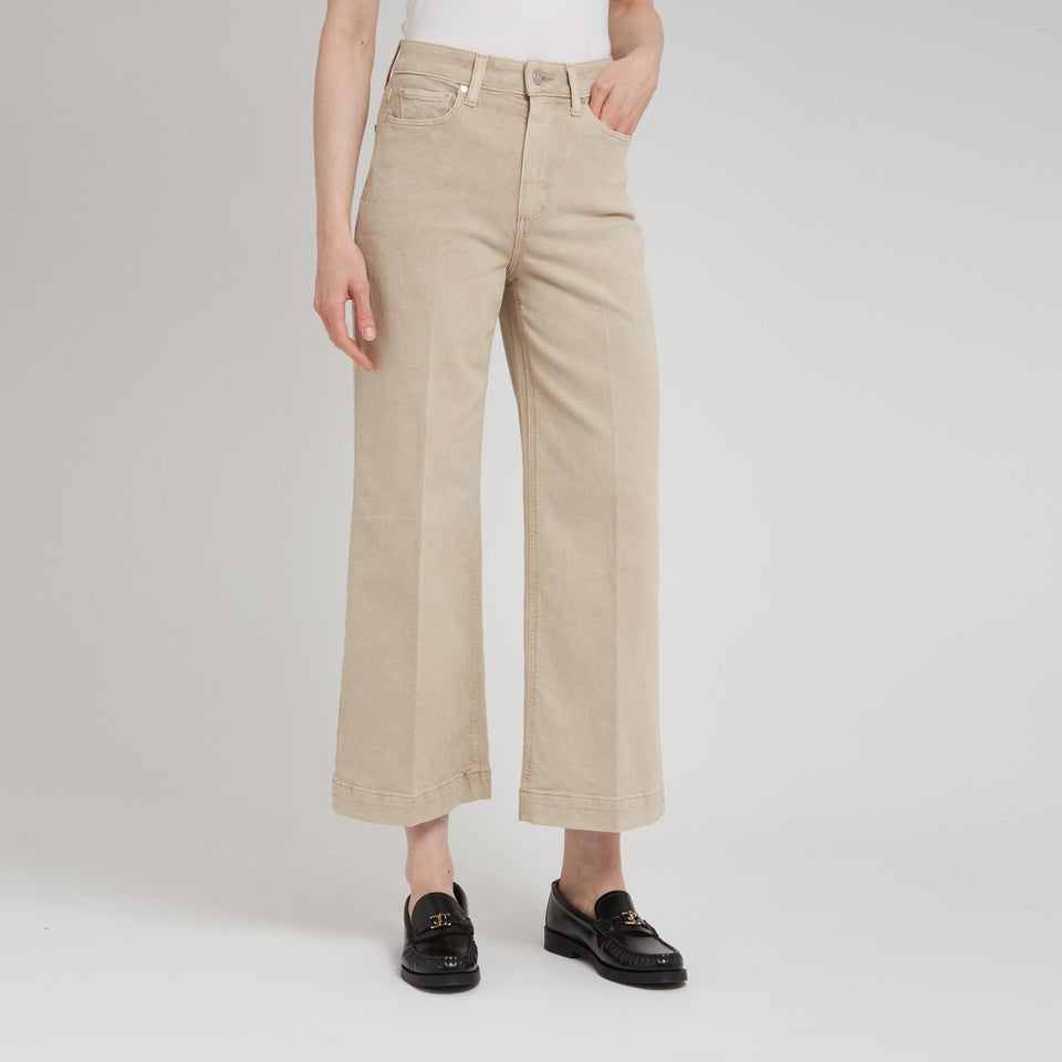 "Anessa" jeans in beige denim