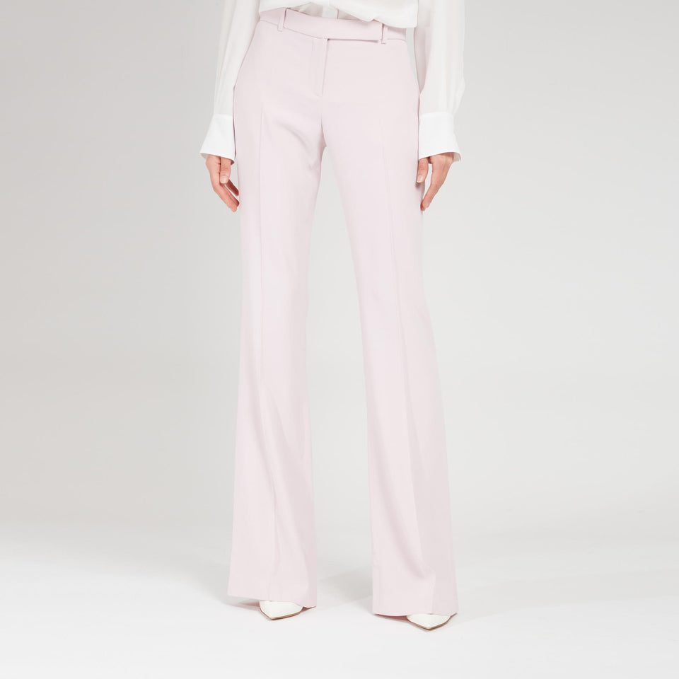 Pantalone in crèpe rosa - GIO MORETTI
